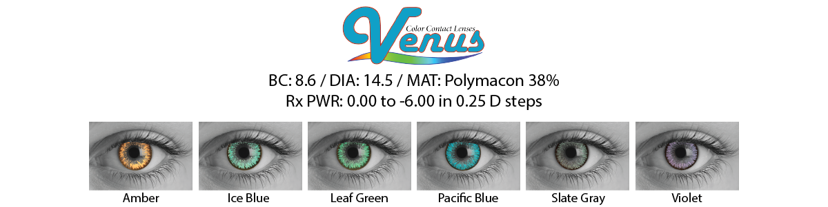 Venus Cosmetic Contact Lenses